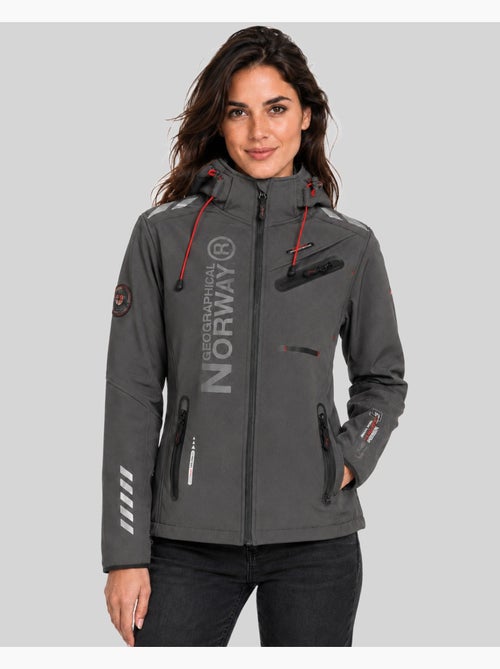 Giacca softshell con cappuccio reine – geographical norway - Kiabi