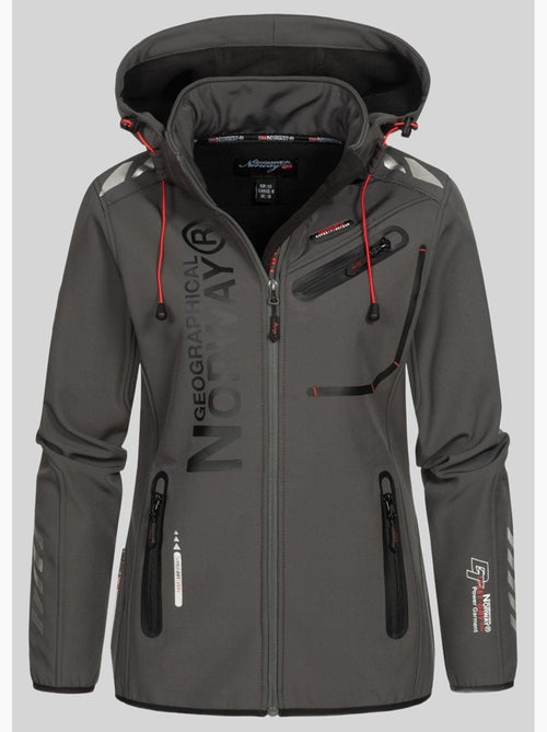 Giacca softshell con cappuccio reine – geographical norway - Kiabi