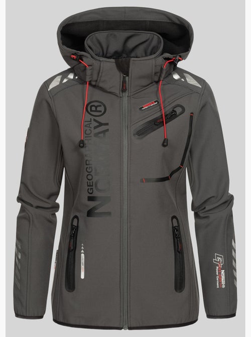 Giacca softshell con cappuccio reine – geographical norway - Kiabi