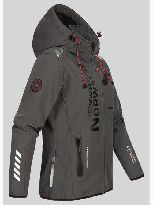 Giacca softshell con cappuccio reine – geographical norway - Kiabi