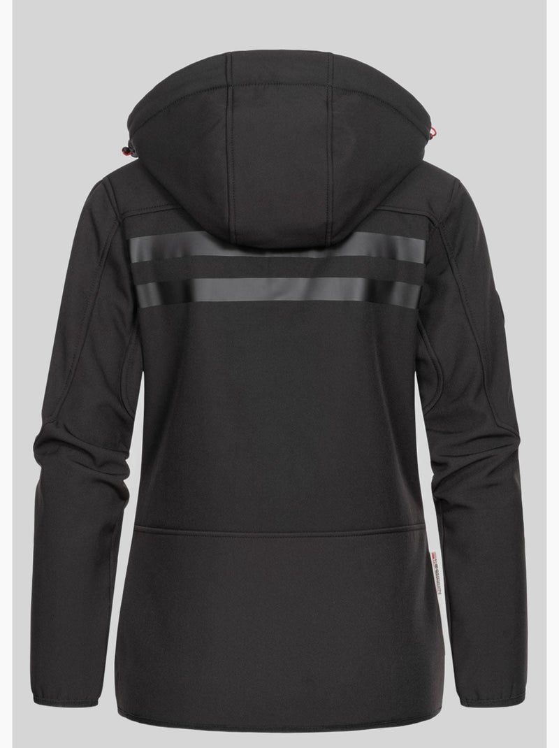 Giacca softshell con cappuccio reine – geographical norway Nero - Kiabi