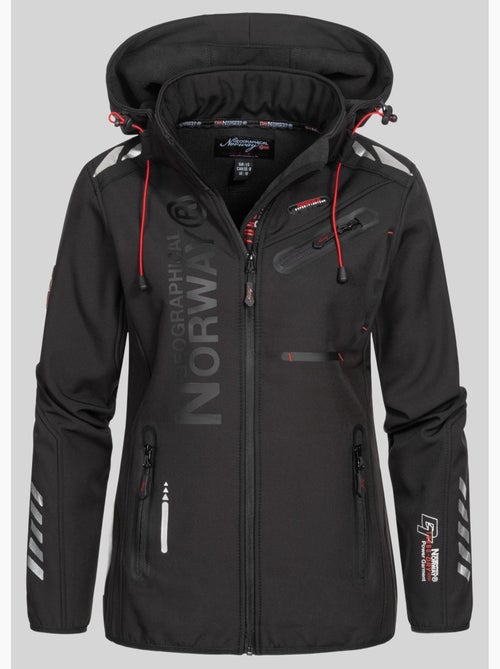 Giacca softshell con cappuccio reine – geographical norway - Kiabi