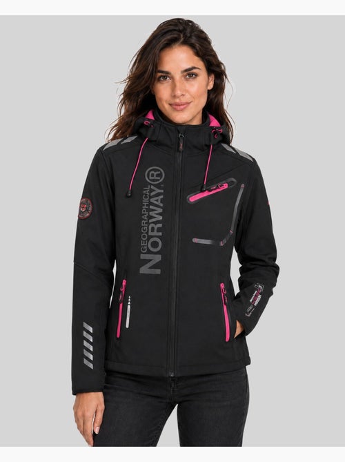 Giacca softshell con cappuccio reine – geographical norway - Kiabi