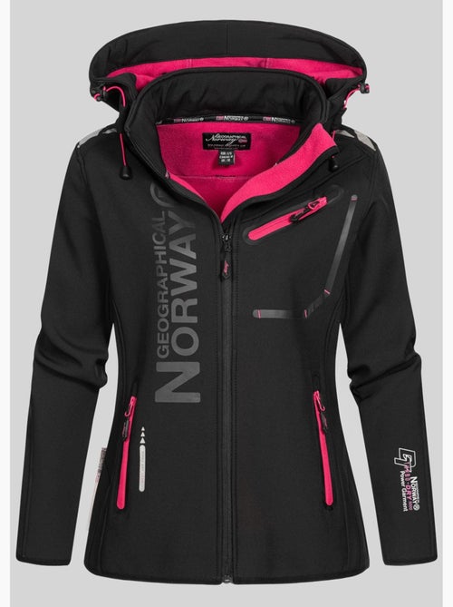 Giacca softshell con cappuccio reine – geographical norway - Kiabi