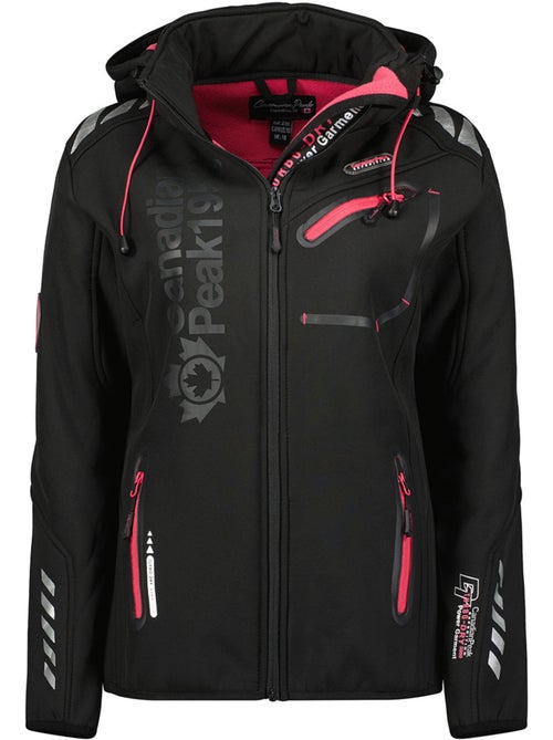 Giacca softshell con cappuccio removibile foderata in pile reineak – canadian peak - Kiabi Giacca softshell con cappuccio removibile foderata in pile reineak – canadian peak - Kiabi