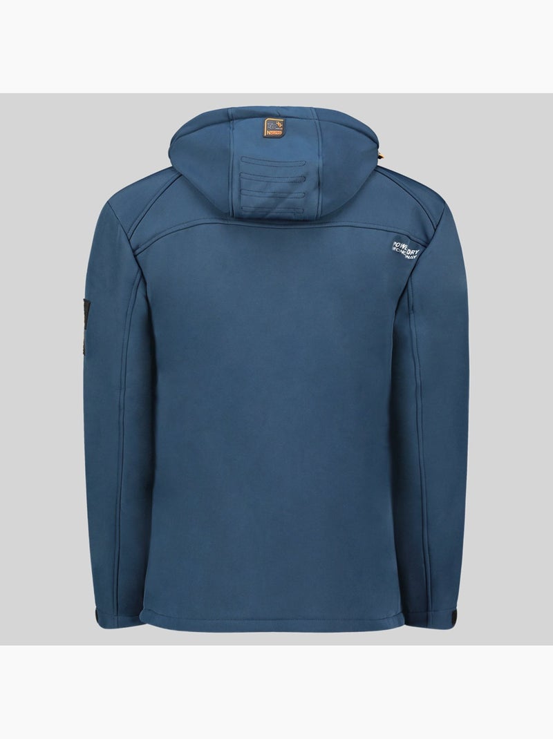 Giacca softshell con cappuccio richywood – geographical norway Blu marino - Kiabi
