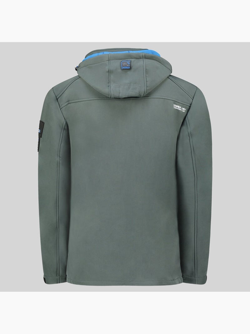 Giacca softshell con cappuccio richywood – geographical norway Grigio scuro - Kiabi