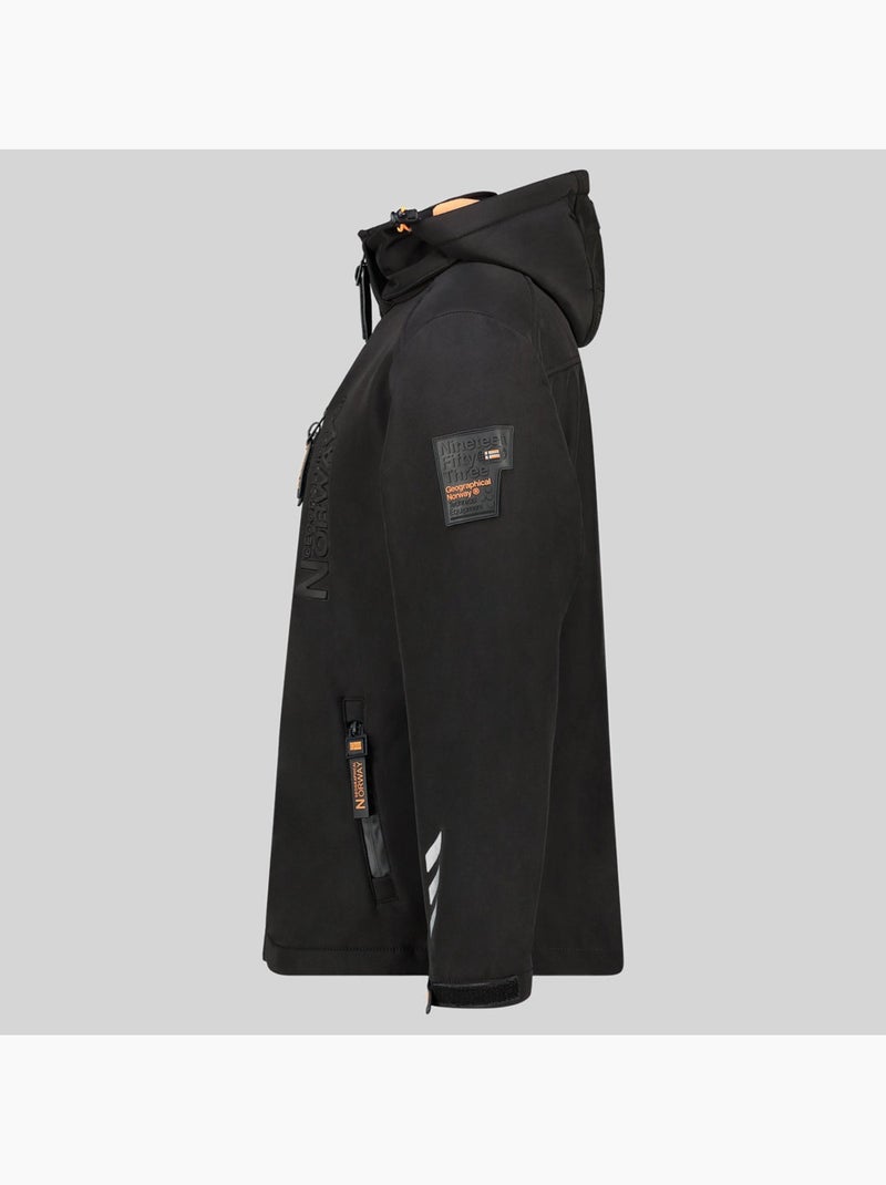 Giacca softshell con cappuccio richywood – geographical norway Nero - Kiabi