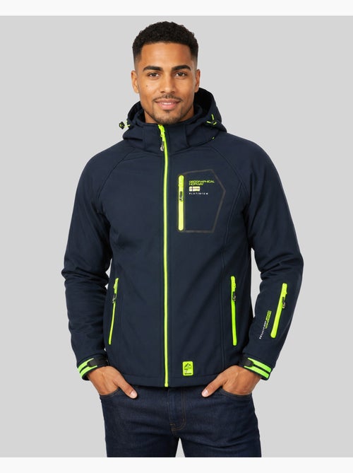 Giacca softshell con cappuccio riziere – geographical norway - Kiabi Giacca softshell con cappuccio riziere – geographical norway - Kiabi