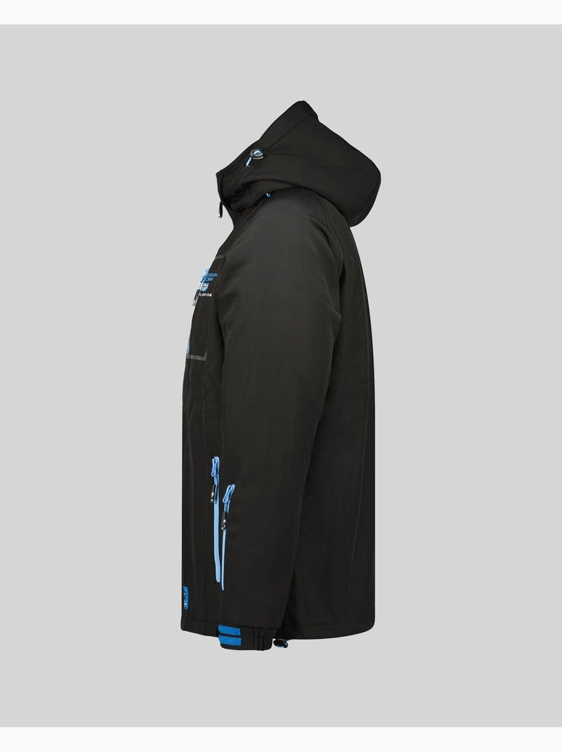 Giacca softshell con cappuccio riziere – geographical norway Nero - Kiabi