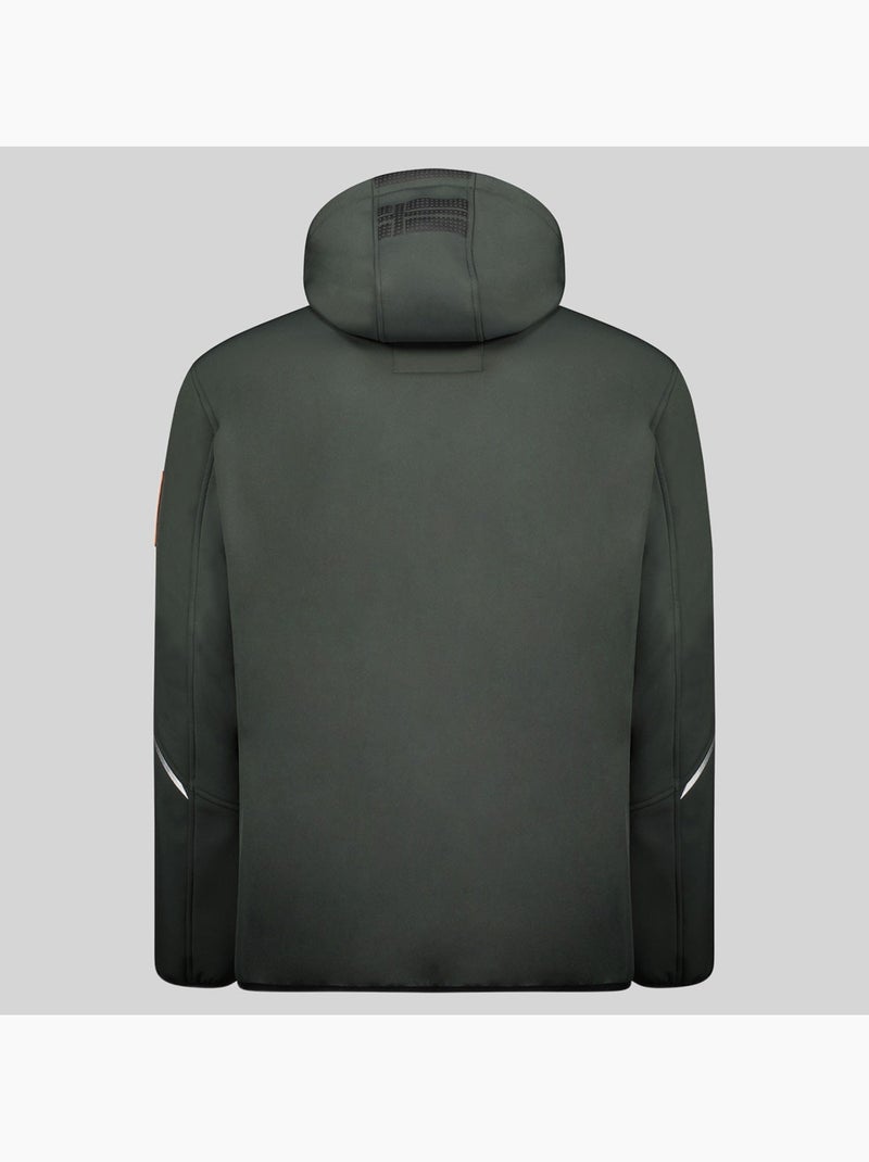 Giacca softshell con cappuccio robin – geographical norway Grigio scuro - Kiabi