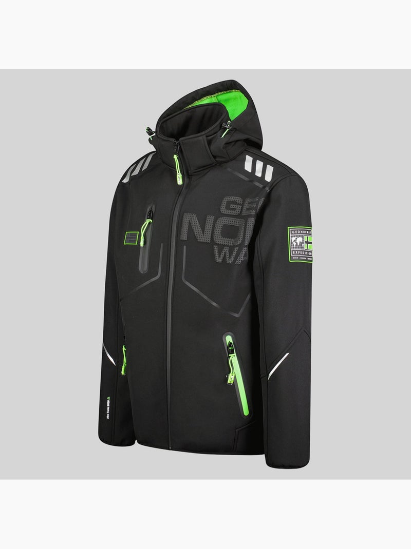Giacca softshell con cappuccio robin – geographical norway Nero - Kiabi
