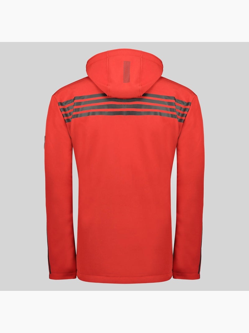 Giacca softshell con cappuccio romano – geographical norway Rosso - Kiabi
