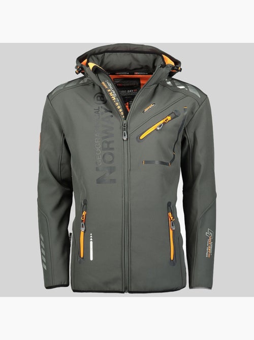 Giacca softshell con cappuccio royaute dark – geographical norway - Kiabi