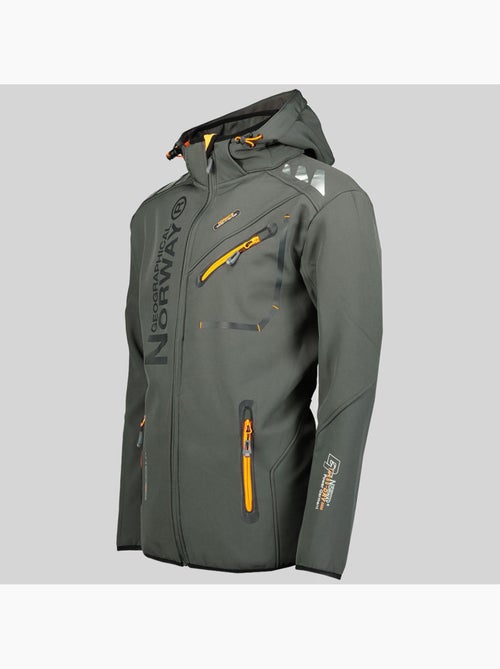 Giacca softshell con cappuccio royaute dark – geographical norway - Kiabi