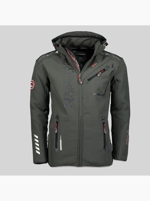 Giacca softshell con cappuccio royaute dark – geographical norway - Kiabi Giacca softshell con cappuccio royaute dark – geographical norway - Kiabi