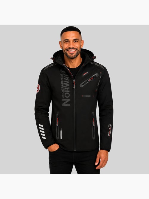 Giacca softshell con cappuccio royaute dark – geographical norway - Kiabi Giacca softshell con cappuccio royaute dark – geographical norway - Kiabi
