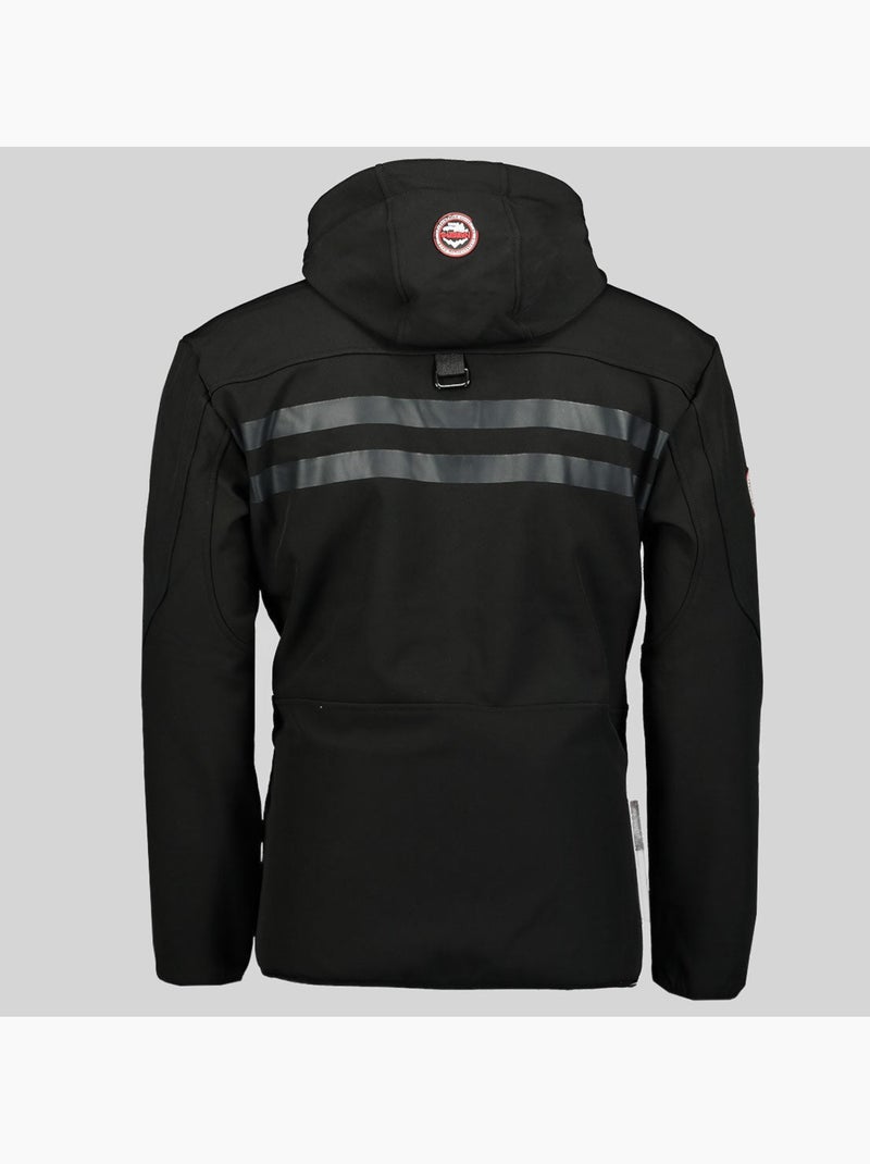 Giacca softshell con cappuccio royaute dark – geographical norway Nero - Kiabi