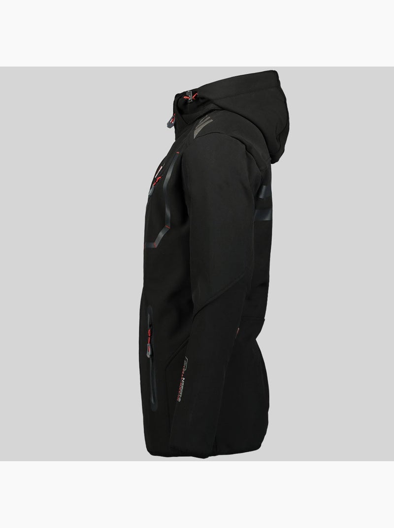 Giacca softshell con cappuccio royaute dark – geographical norway Nero - Kiabi