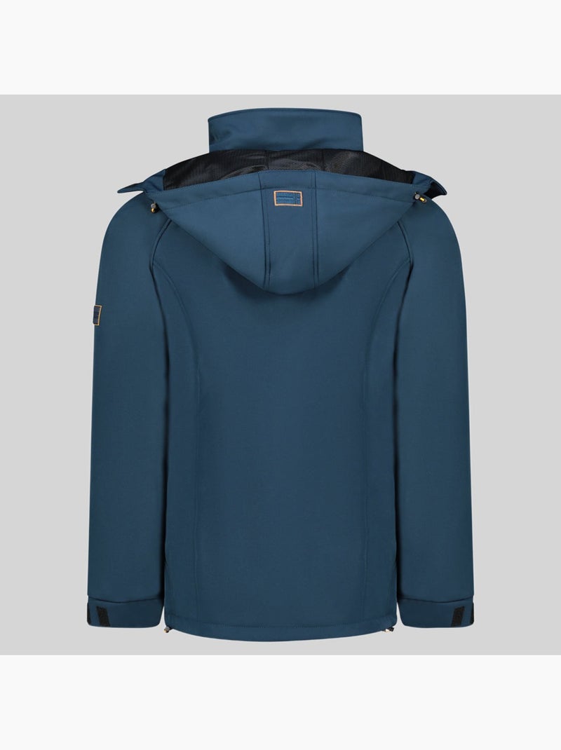 Giacca softshell con cappuccio tabim – geographical norway Blu marino - Kiabi