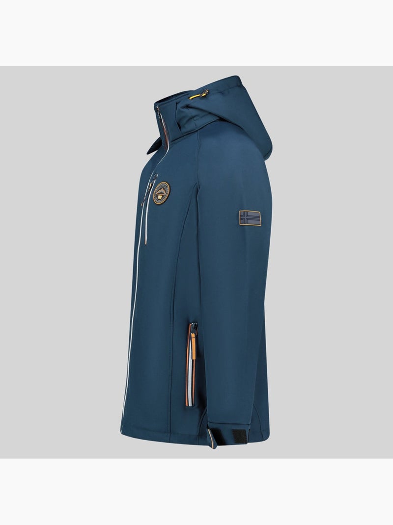 Giacca softshell con cappuccio tabim – geographical norway Blu marino - Kiabi