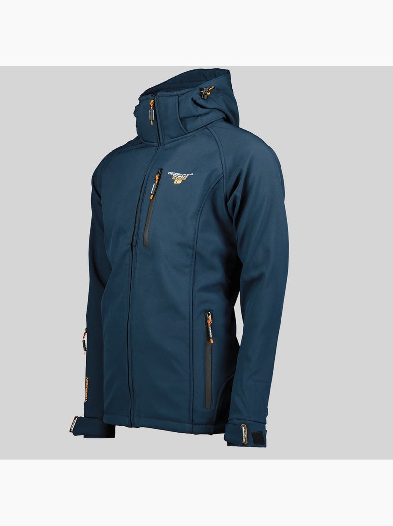 Giacca softshell con cappuccio taboo – geographical norway Blu marino - Kiabi