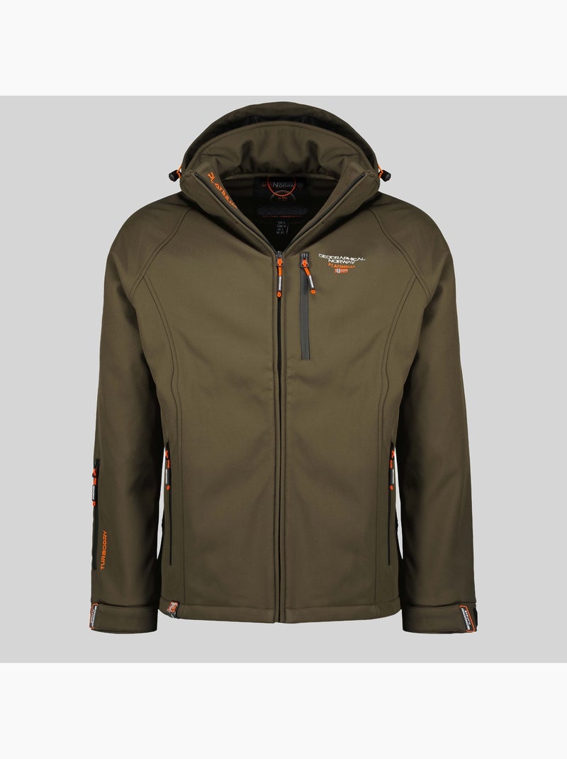 Giacca softshell con cappuccio taboo – geographical norway Cachi - Kiabi