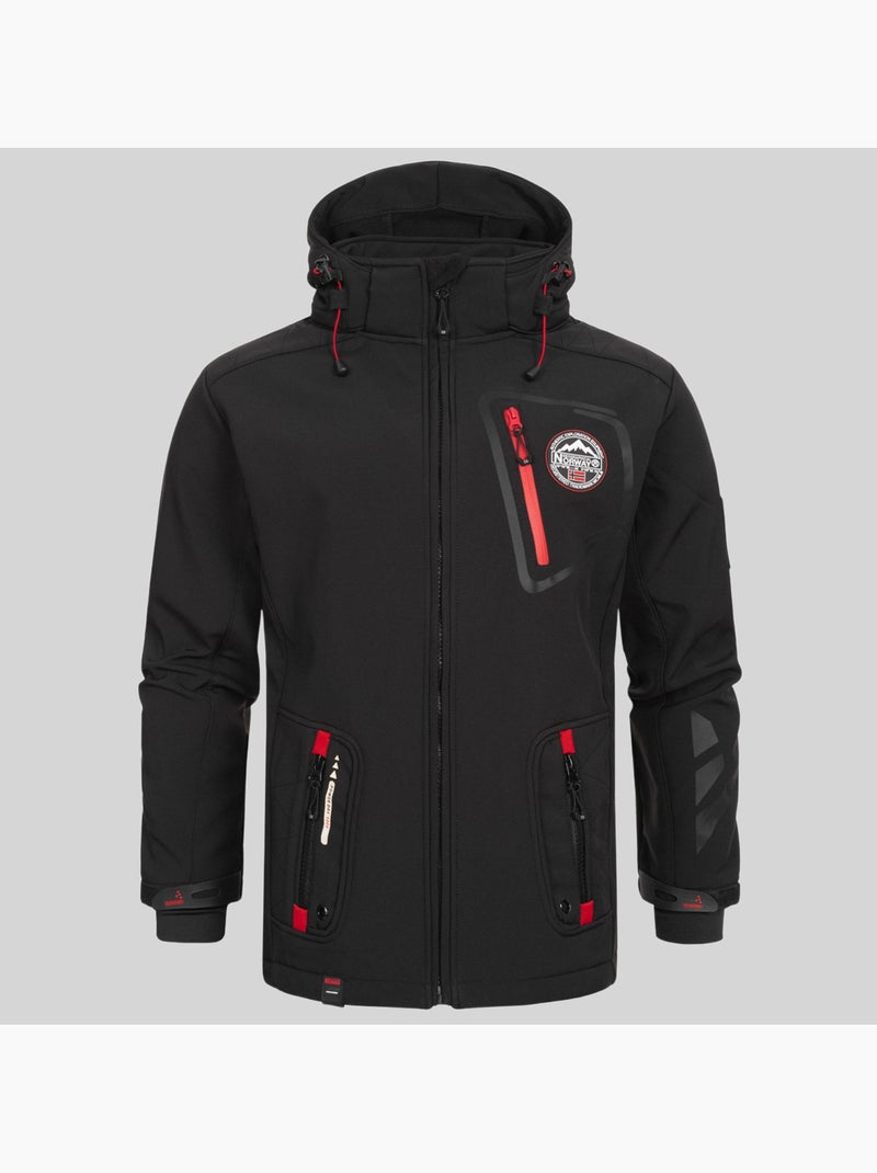 Giacca softshell con cappuccio tacebook – geographical norway Blu marino - Kiabi