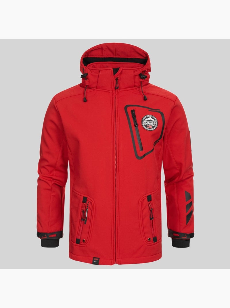 Giacca softshell con cappuccio tacebook – geographical norway Blu marino - Kiabi