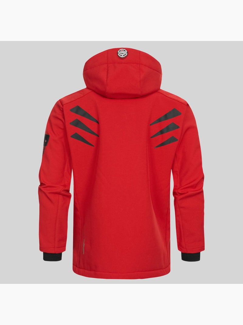 Giacca softshell con cappuccio tacebook – geographical norway Rosso - Kiabi
