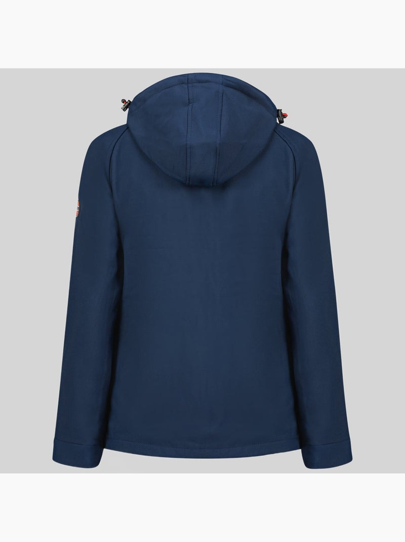 Giacca softshell con cappuccio tacer – geographical norway Blu marino - Kiabi