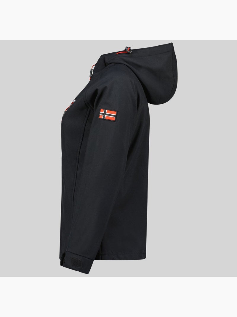 Giacca softshell con cappuccio tacer – geographical norway Nero - Kiabi