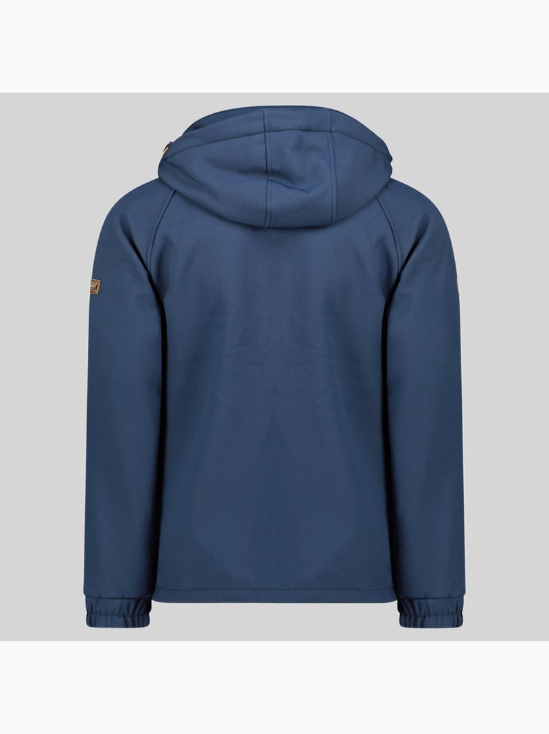 Giacca softshell con cappuccio takable – geographical norway Blu marino - Kiabi