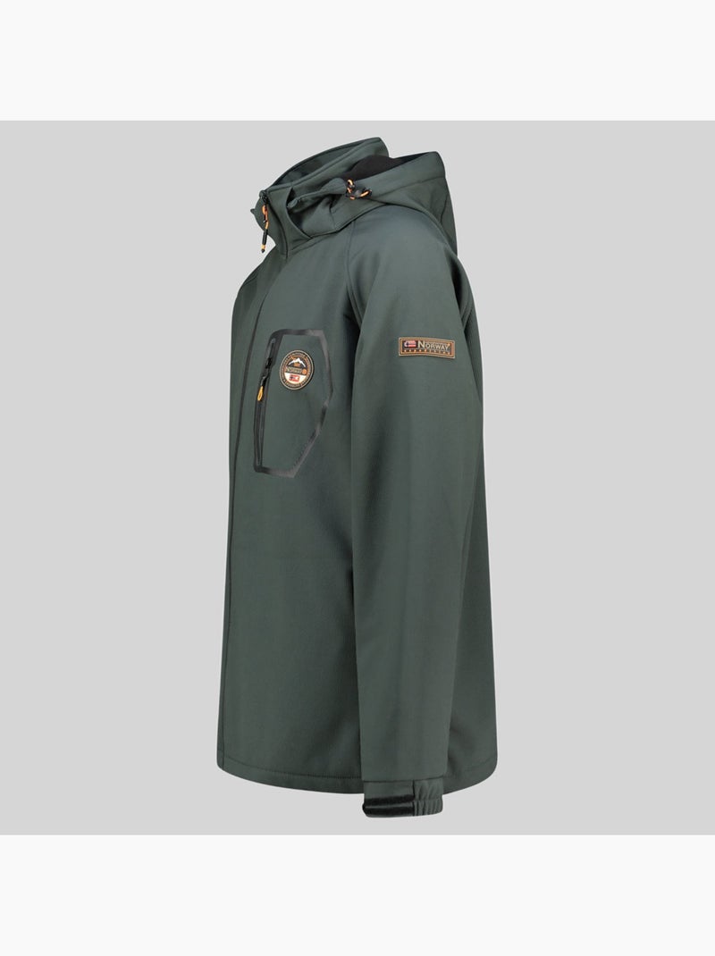 Giacca softshell con cappuccio takable – geographical norway Grigio scuro - Kiabi