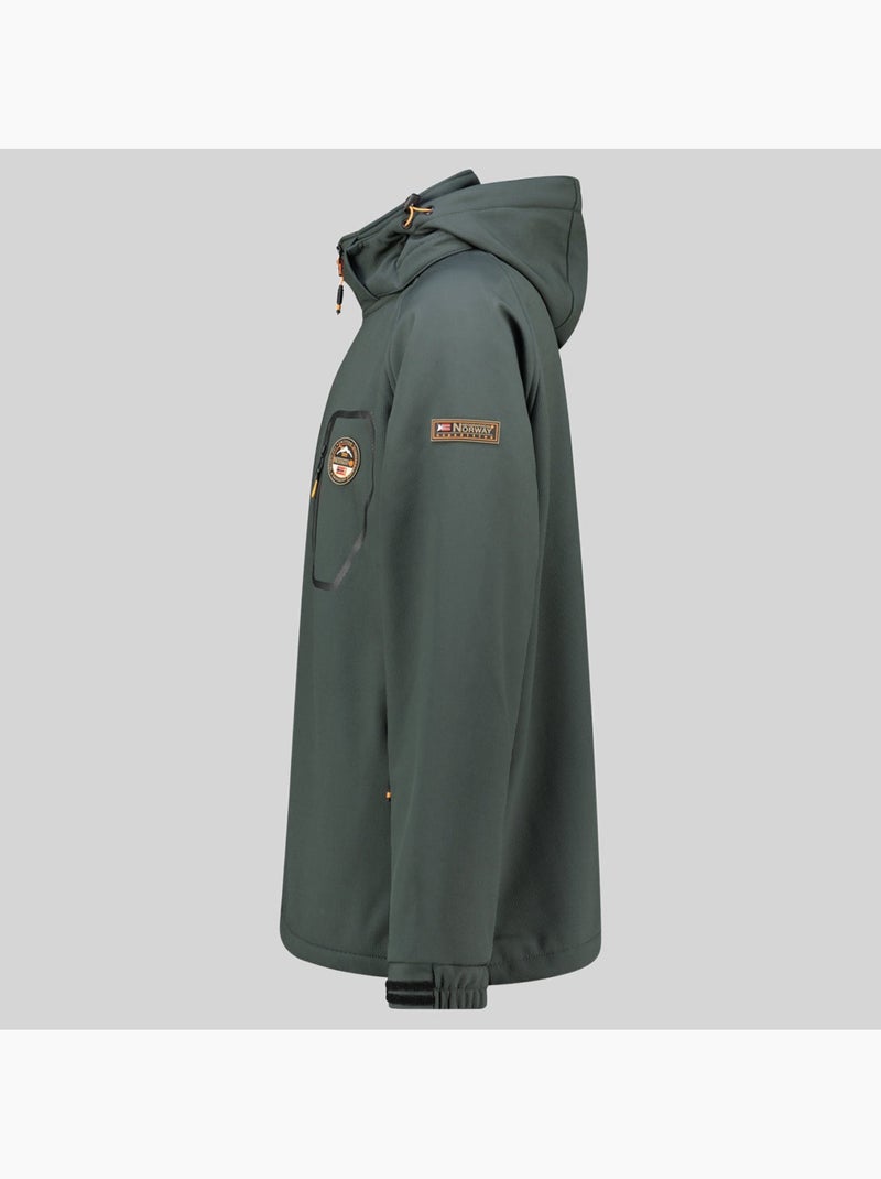 Giacca softshell con cappuccio takable – geographical norway Grigio scuro - Kiabi
