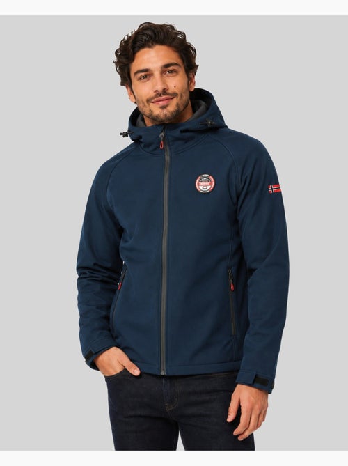 Giacca softshell con cappuccio tamigobadge – geographical norway - Kiabi Giacca softshell con cappuccio tamigobadge – geographical norway - Kiabi
