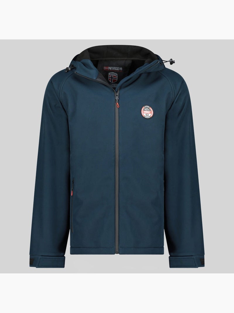 Giacca softshell con cappuccio tamigobadge – geographical norway Blu marino - Kiabi