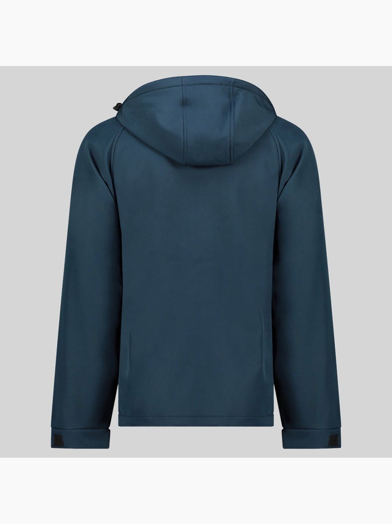 Giacca softshell con cappuccio tamigobadge – geographical norway Blu marino - Kiabi