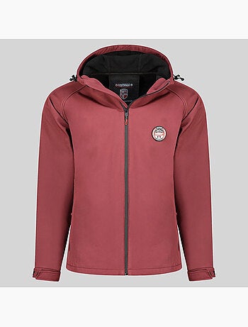 Giacca softshell con cappuccio tamigobadge – geographical norway