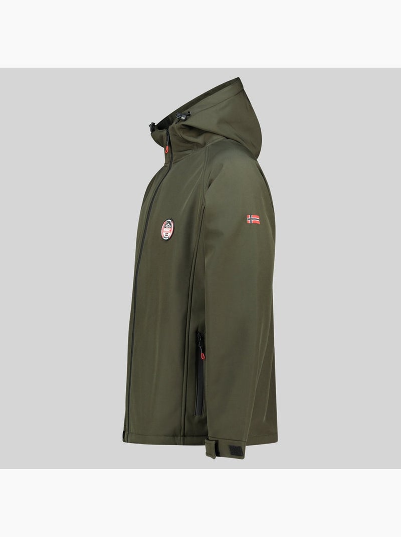 Giacca softshell con cappuccio tamigobadge – geographical norway Cachi - Kiabi