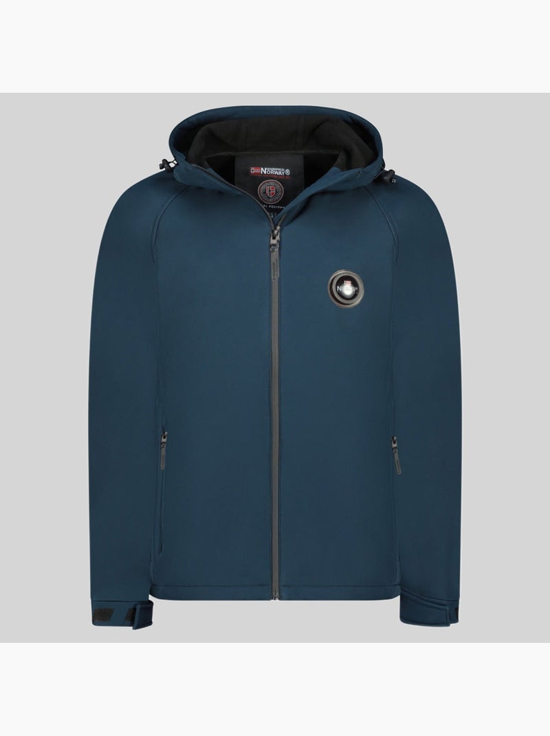 Giacca softshell con cappuccio tamigoglass – geographical norway Blu marino - Kiabi
