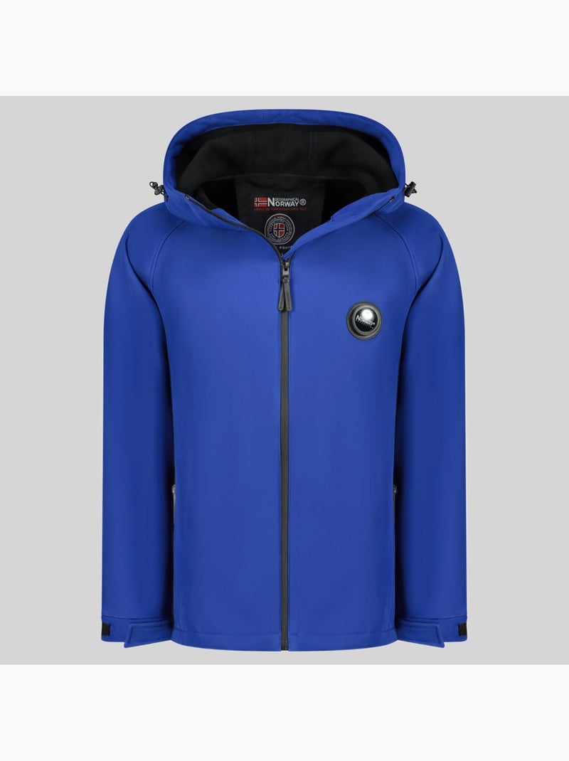 Giacca softshell con cappuccio tamigoglass – geographical norway Blu reale - Kiabi