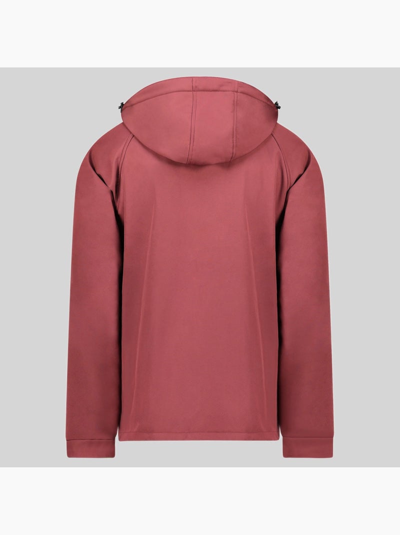 Giacca softshell con cappuccio tamigoglass – geographical norway Bordeaux - Kiabi