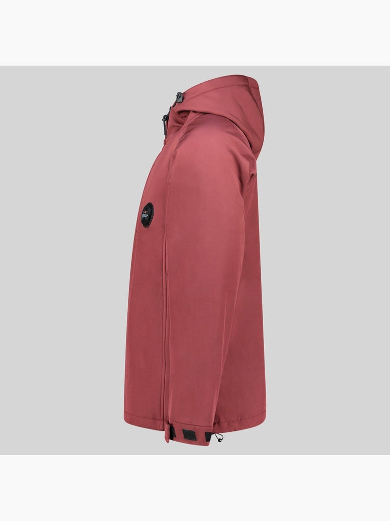 Giacca softshell con cappuccio tamigoglass – geographical norway Bordeaux - Kiabi