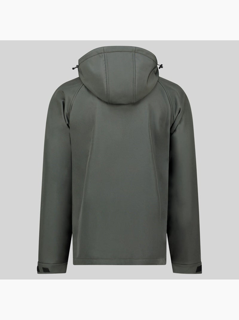 Giacca softshell con cappuccio tamigoglass – geographical norway Grigio scuro - Kiabi