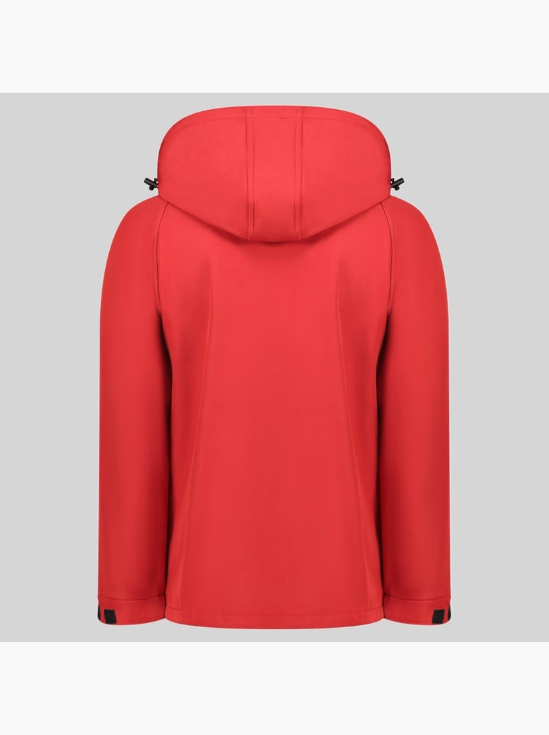 Giacca softshell con cappuccio tamigoglass – geographical norway Rosso - Kiabi