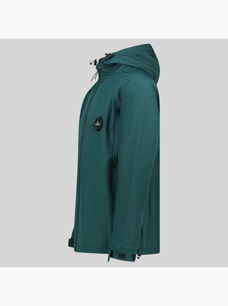 Giacca softshell con cappuccio tamigoglass – geographical norway Verde scuro - Kiabi