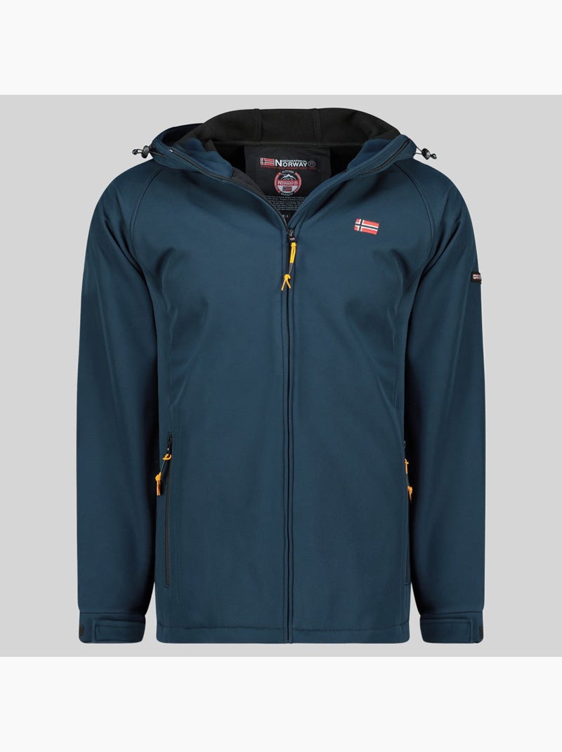 Giacca softshell con cappuccio tamigolor – geographical norway Blu marino - Kiabi