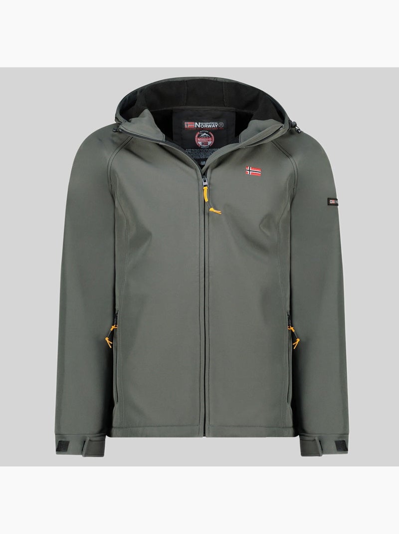Giacca softshell con cappuccio tamigolor – geographical norway Grigio scuro - Kiabi