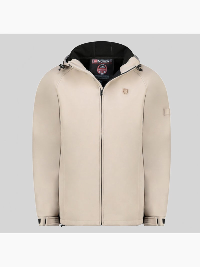 Giacca softshell con cappuccio tamigotal – geographical norway Beige - Kiabi